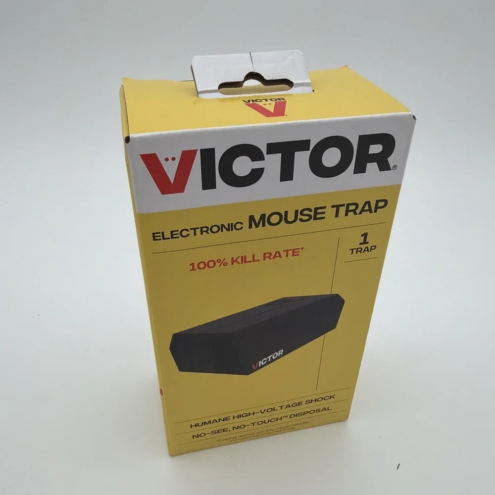 VICTOR Electronic Mouse Trap w/No See, No Touch Disposal #M250B